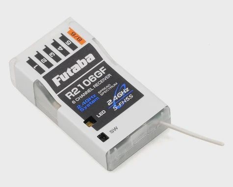 Futaba - R2106GF 2.4GHz S-FHSS 6-Channel Micro Receiver (FUT01102201-3)