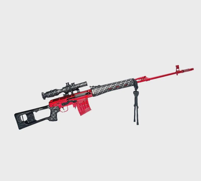 GoatFuns 1/4 scale die cast metal Special Edition "Red Team" SVD Sniper Rifle (GOALTD-SVD)