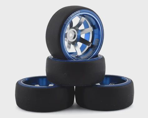 Firebrand RC Aluminum Defstar D2M12 Pre-Mounted Tires )FBR1MTXDEF558)