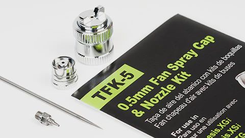 Grex Fan Spray Cap with Nozzle Kit, 0.5mm (TFK-5)