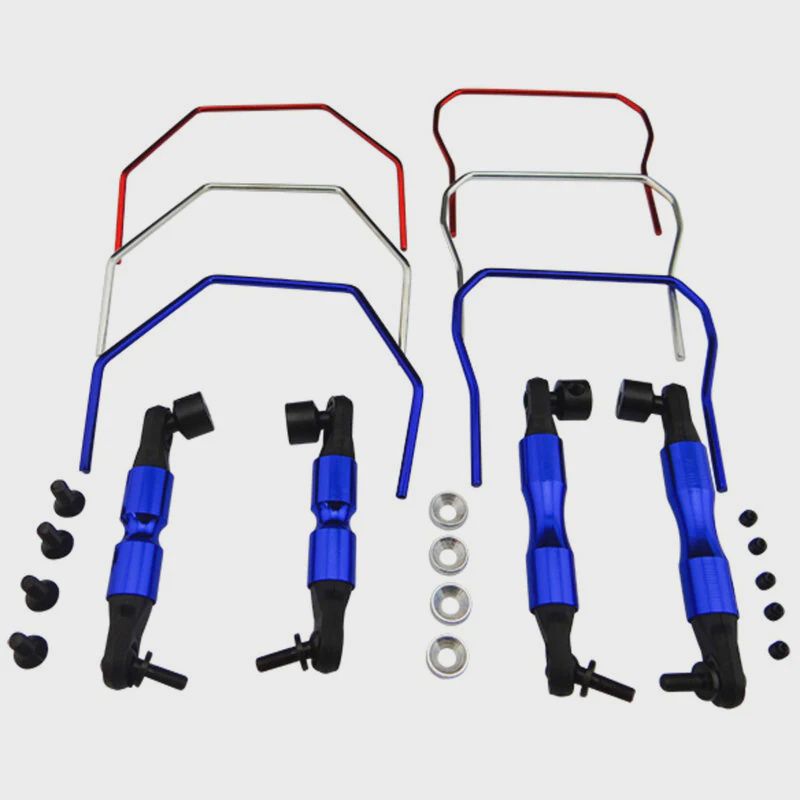 Front &amp; Rear Sway Bar: 4wd Slash (HRASLF311)