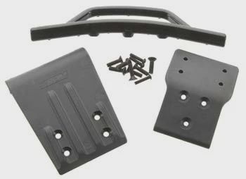 Front Bumper &amp; Skid Plate Black Slash 4X4 (RPM80022)