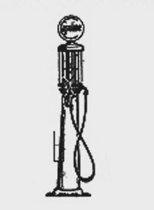 Gas Pump w/Glass Top - O scale (164-504)