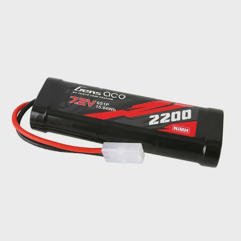 Gens Ace 7.2V 2200mAh 6-Cell NiMH Battery: Tamiya (GEANM6S2200T)
