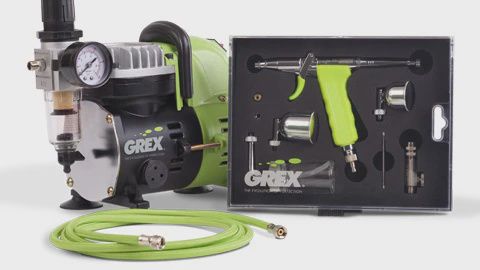 Grex Airbrush Combo Kit Tritium.TS3,+ AC1810-A (GCK02)