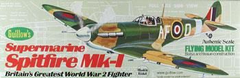 Guillow 16-1/2'' Wingspan Supermarine Spitfire Kit (GUI504)