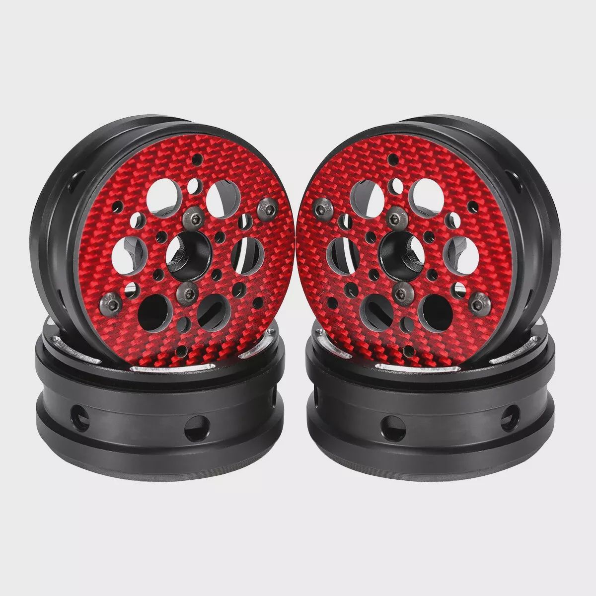 HAMILTON HOBBIES 1.9 CIRCLE BEADLOCK - RED