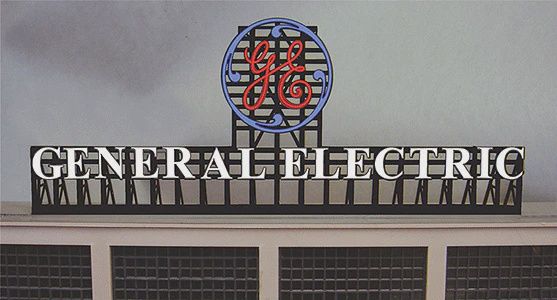 General Electric Animated Neon Billboard (502-2781)
