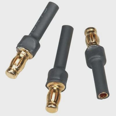Great Planes Bullet Adapter 3.5mm Male/2mm Female (3) (GPMM3122)