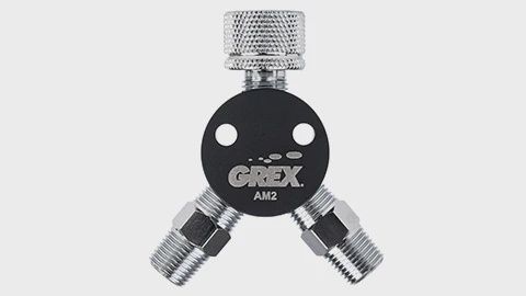Grex Mini Manifold - 1/8" BSP Dual Output (AM2)