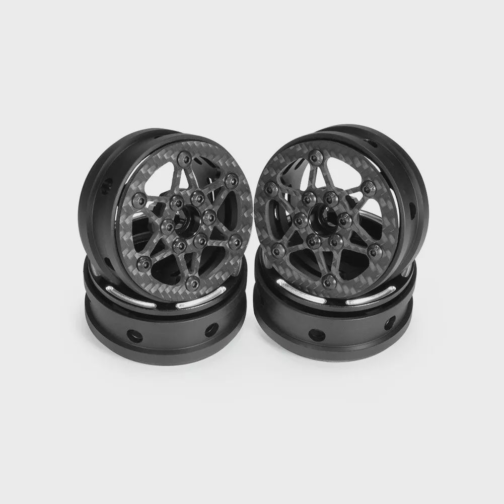 HAMILTON HOBBIES 1.9 STAR BEADLOCK - BLACK