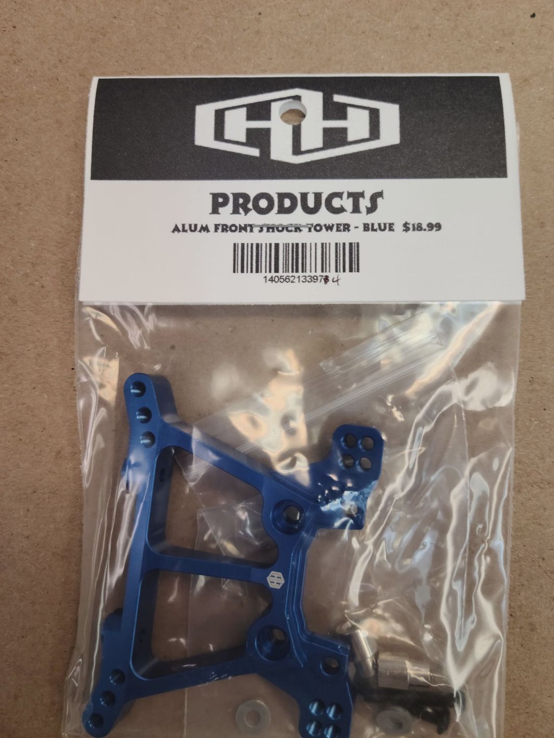 Hamilton Hobbies Aluminum Fornt Shock Tower - Blue (HAM133974)