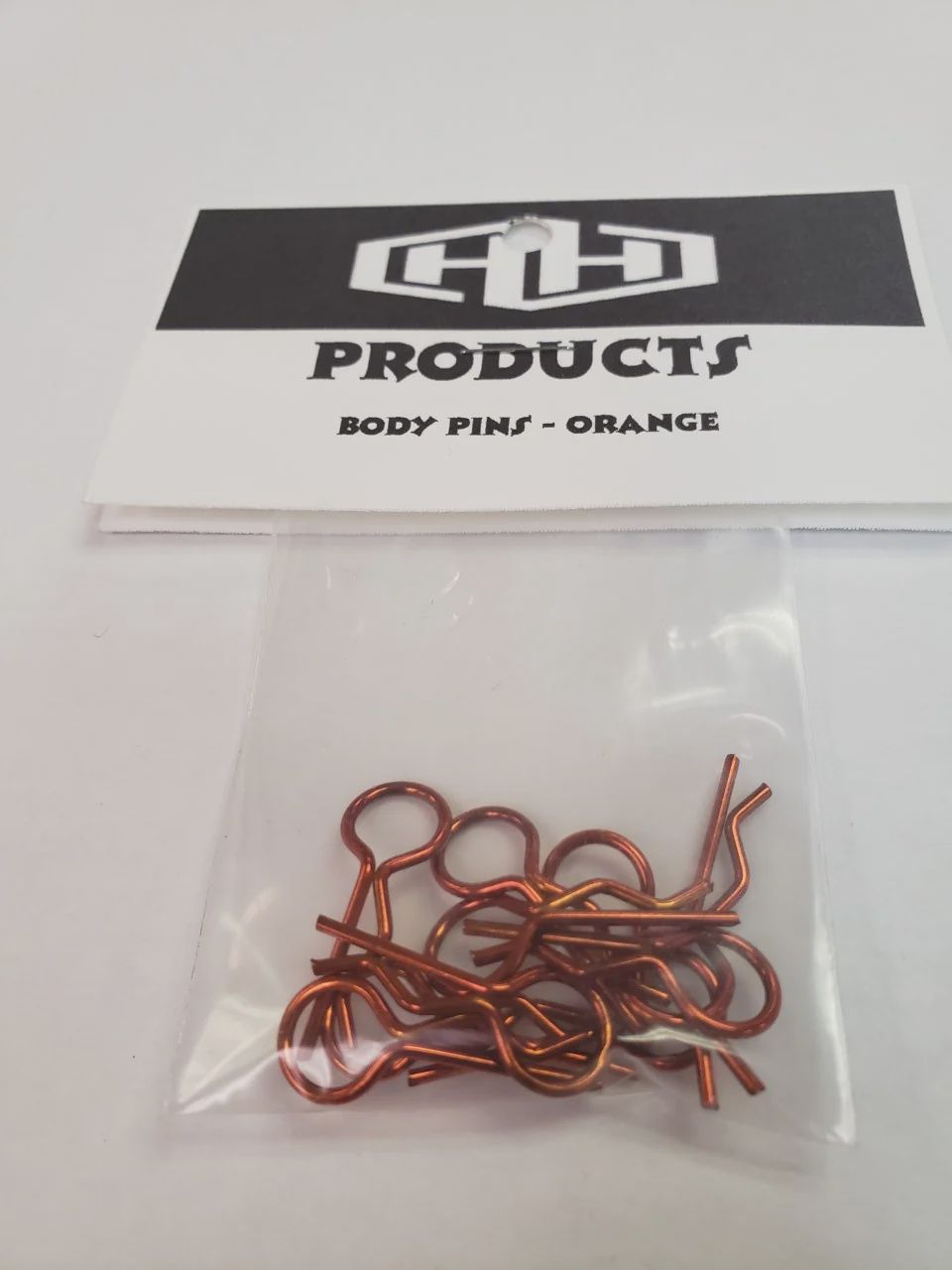 Hamilton Hobbies BODY PIN - ORANGE (10) (HAM5355O)