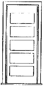 Grandt 30" 5-Panel Door -- With Frame (300-3602)