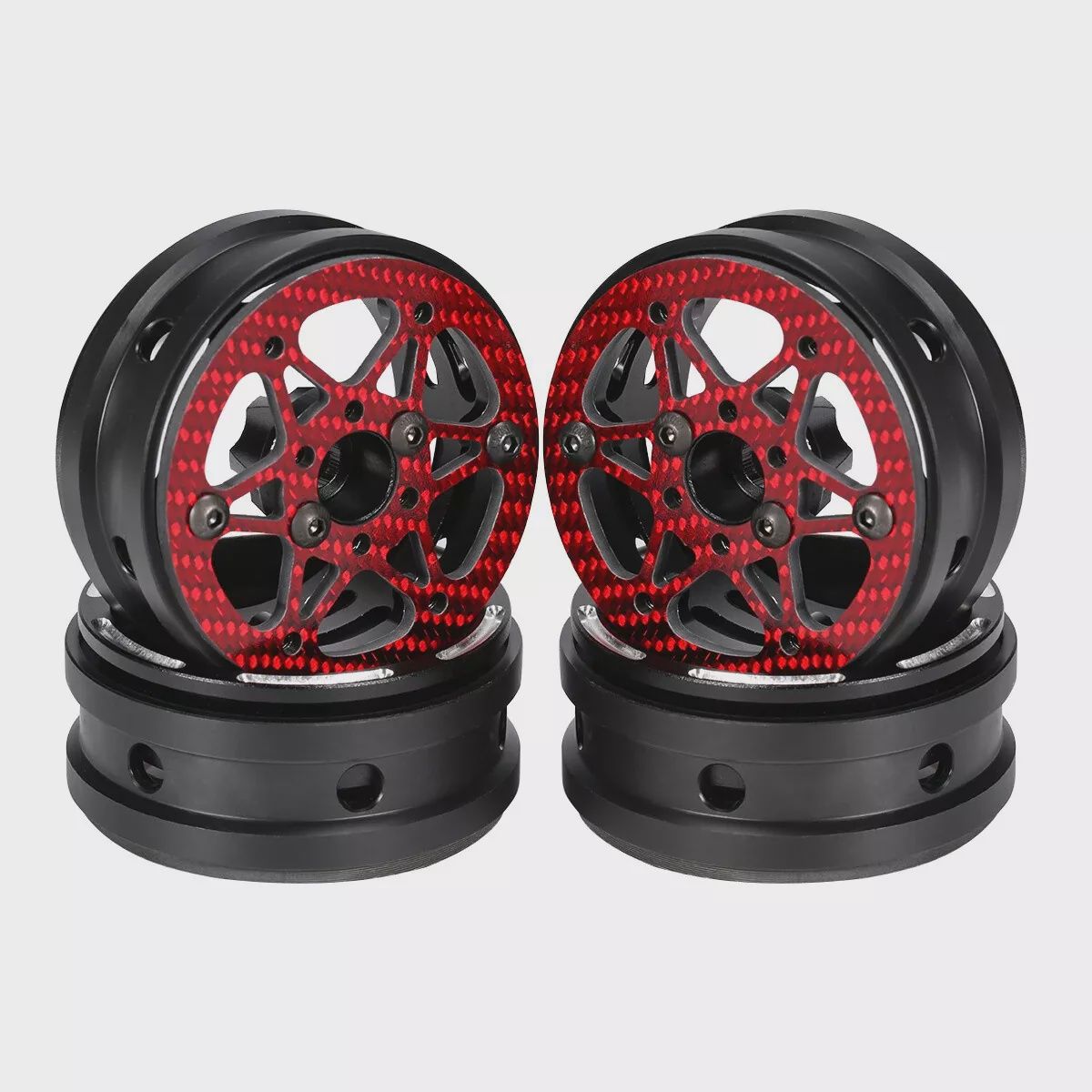 HAMILTON HOBBIES 1.9 STAR BEADLOCK - RED