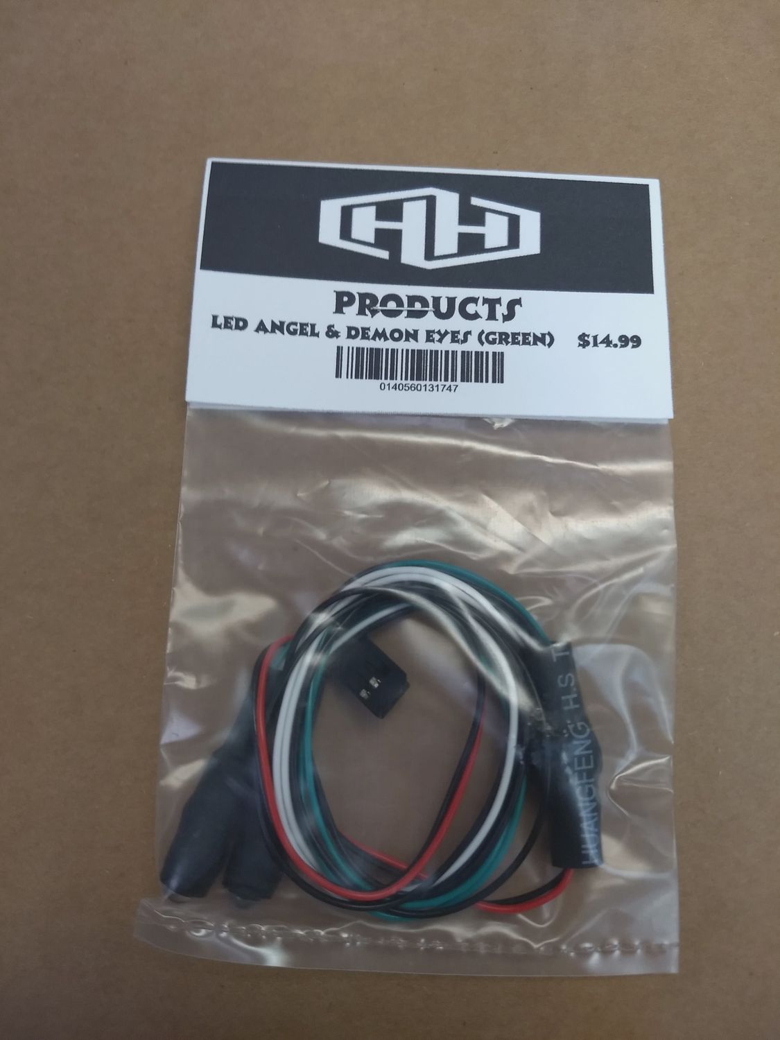 Hamilton Hobbies 2 LEDs Angel &amp; Demon Eyes - Green (HAM131747)