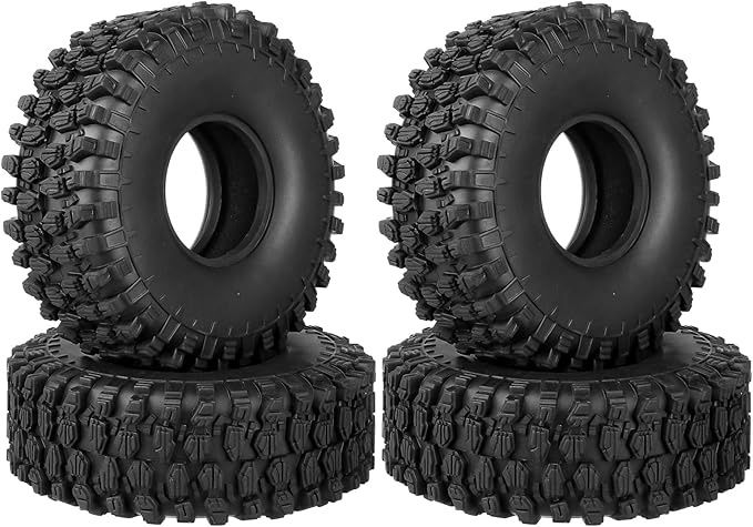 Hamilton Hobbies 4PCS 108mm 1.9 Inch Rubber Rocks Wheel Tires (HAMXL002)