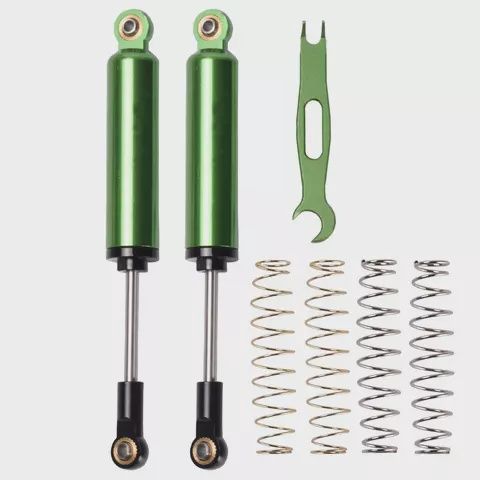 Hamilton Hobbies 90MM SCALE SHOCKS - Green (HAM136057)