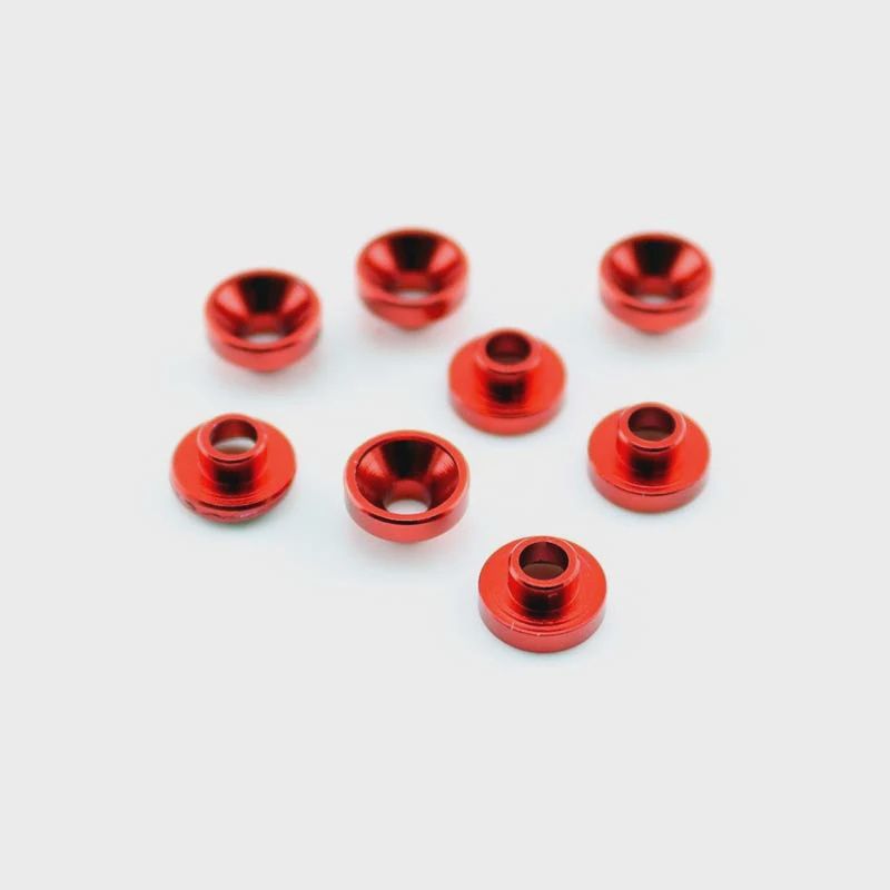 Hamilton Hobbies Red Servo Washers (8) (HAM13517)