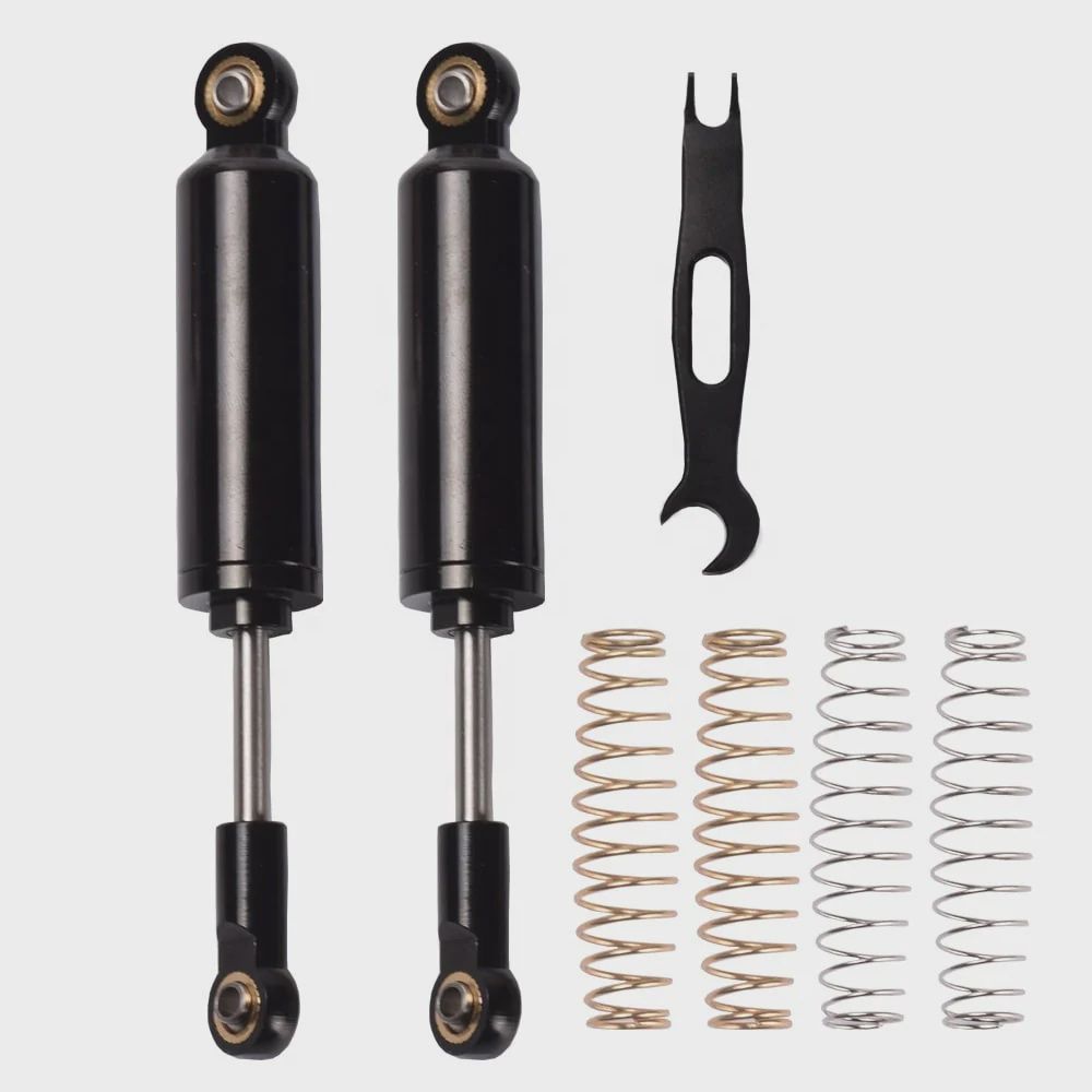 Hamilton Hobbies 90MM SCALE SHOCKS - Black (HAM136058)