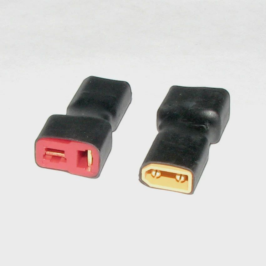 Hamilton Hobbies FEMALE T PLUG TO XT30 MALE (HAM06903)
