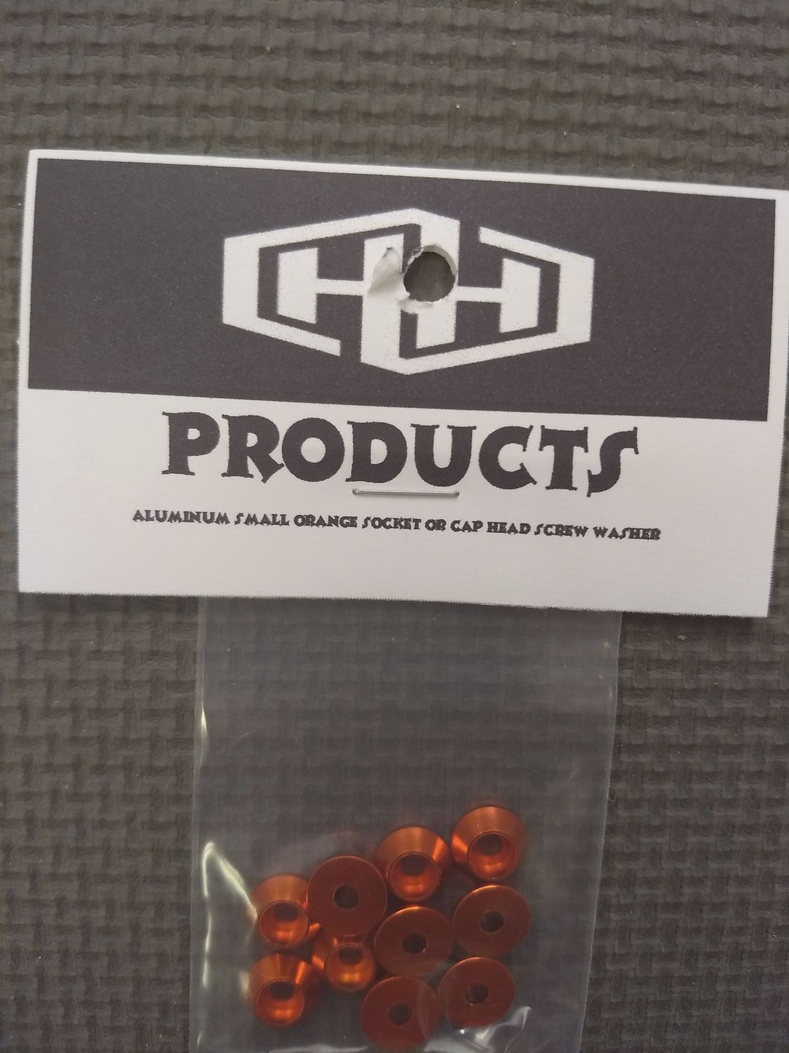 Hamilton Hobbies Orange Aluminum Washers 3mm (20) (HAM130556)