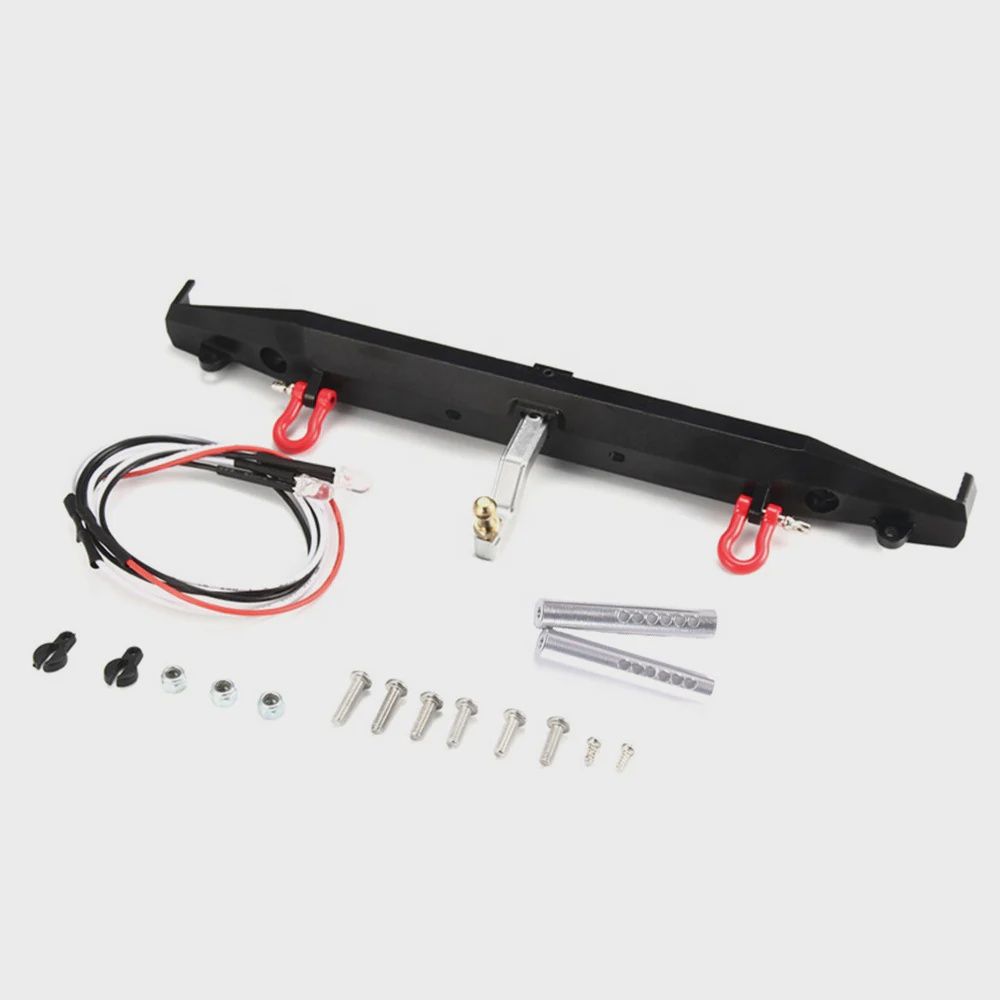 Hamilton Hobbies SCX10 III Rear Bumper with LED Lights (HAM136094)