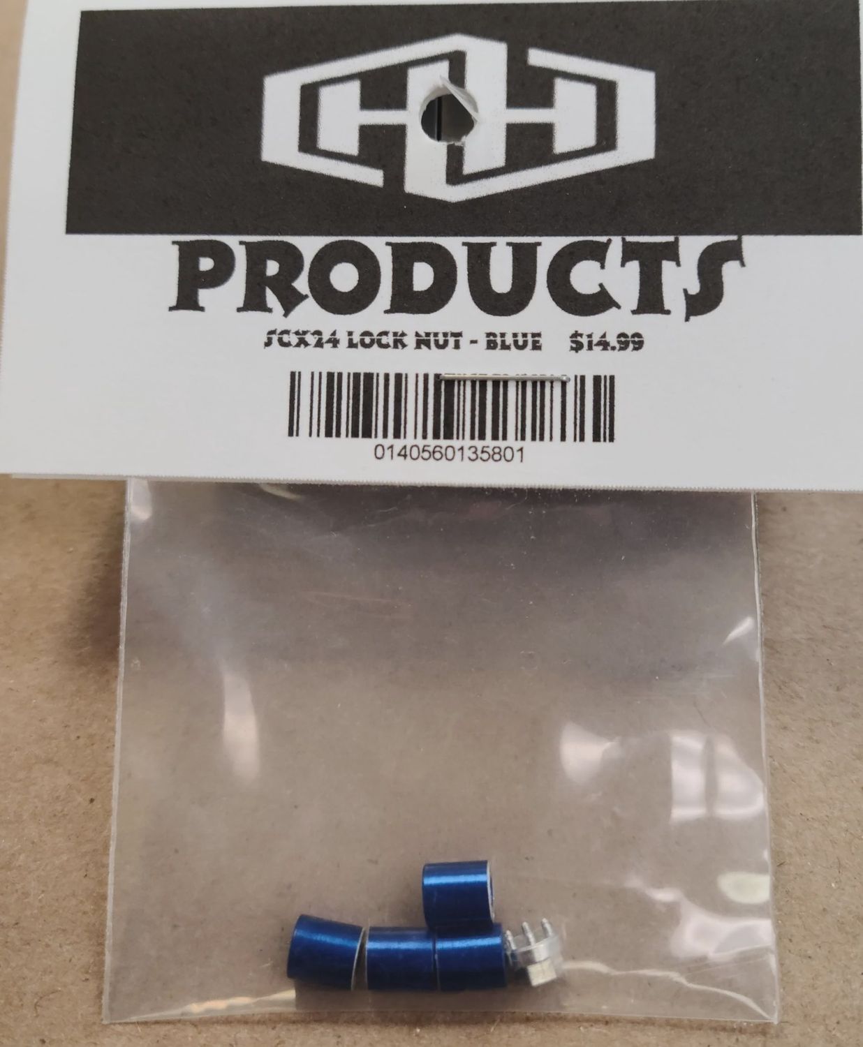 Hamilton Hobbies SCX24 LOCK NUT - BLUE (HAM135801)