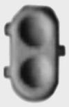 Headlights --Dual Oscillating, Pyle (plastic) pkg(4)(229-8218)