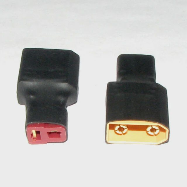 Hamilton Hobbies Deans FEMALE T PLUG TO XT90 MALE (1) (HAM06905)
