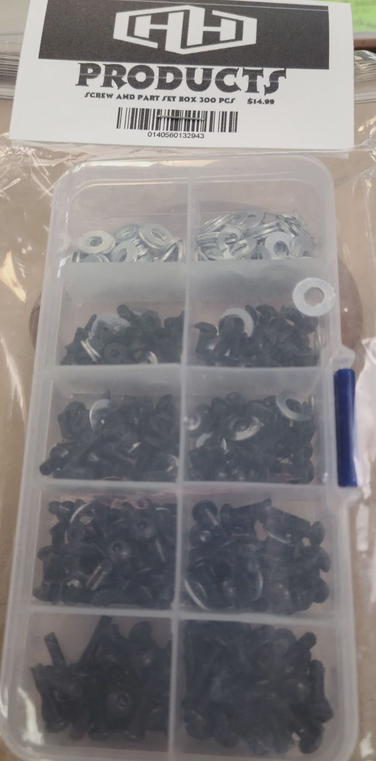 Hamilton Hobbies Screw and Part Set Box - 300 PC (HAM132943)