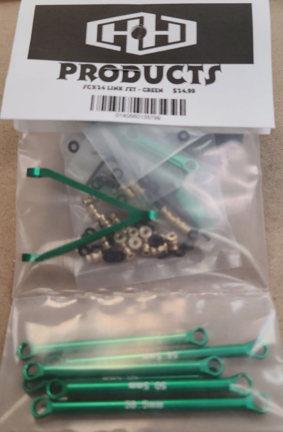 Hamilton Hobbies SCX24 C10 LINK SET - GREEN (HAM135799)