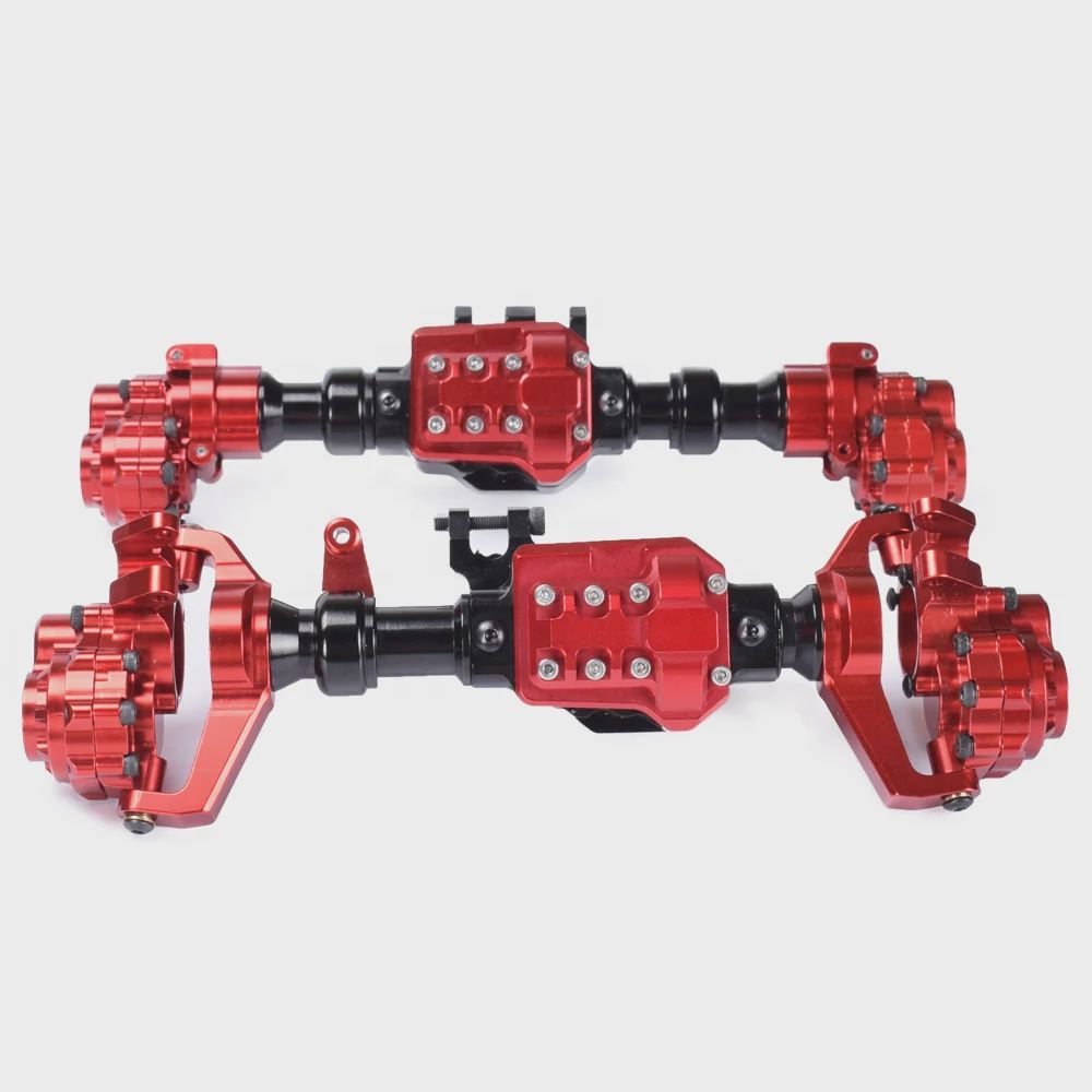 Hamilton Hobbies TRX4 CNC AXLE SET - Red (HAM136052)