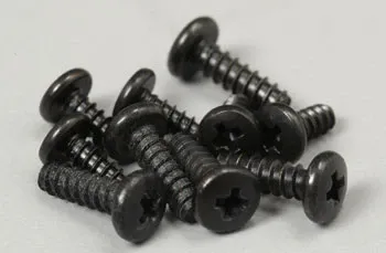 Hitec Servo Horn Screw Set Resin Gear (10) (HRC55801)