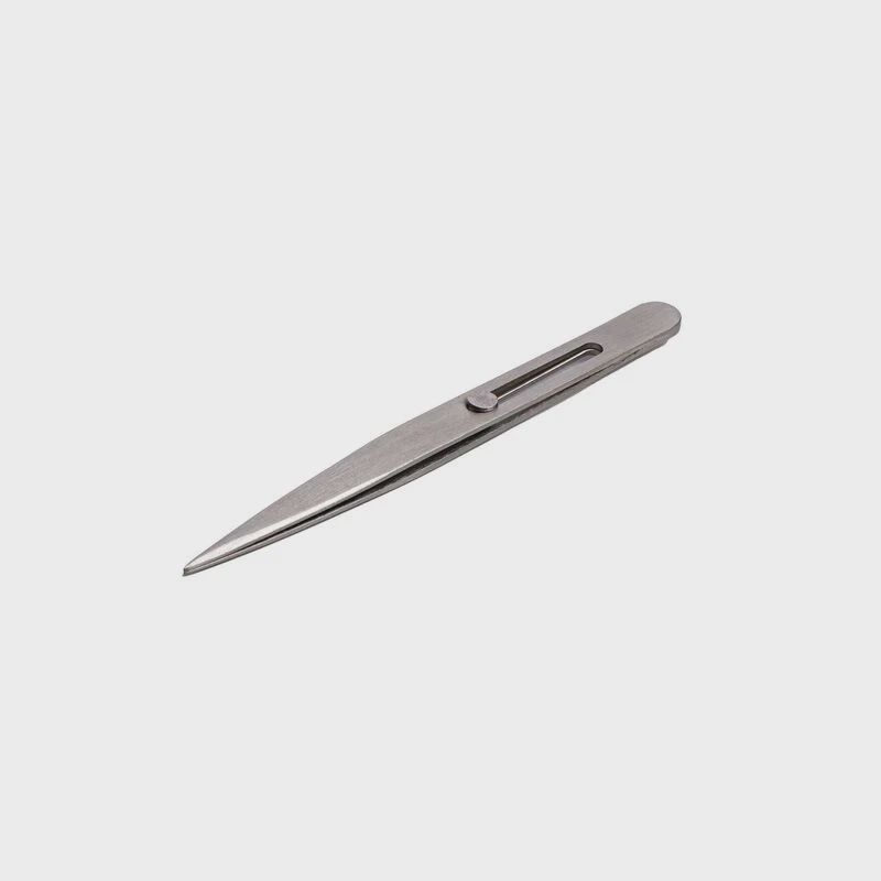 Hobby Hobby 4.75" Point Slide Lock Stainless Steel Tweezer (HDXK0133)