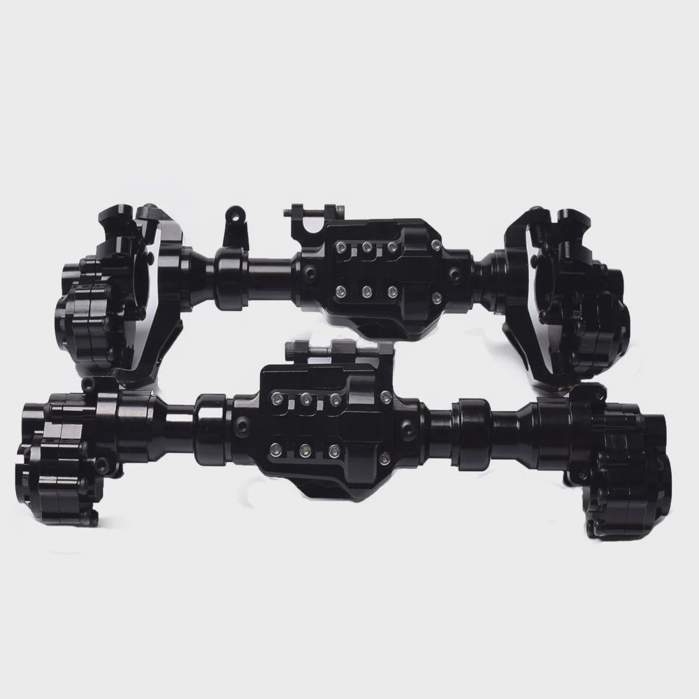 Hamilton Hobbies TRX4 CNC AXLE SET - BLACK (HAM136053)
