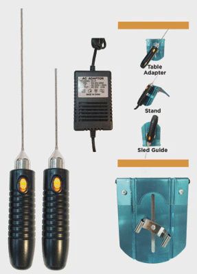 Holocuren Crafter's Hot Knife w/Pro Power Supply &amp; Sled Guide (715-69)