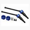 Hot Racing Arrma Grom HD Steel Rear Drive Shaft Set (Blue) (2) (49.5mm) (HRAGRM288XR)