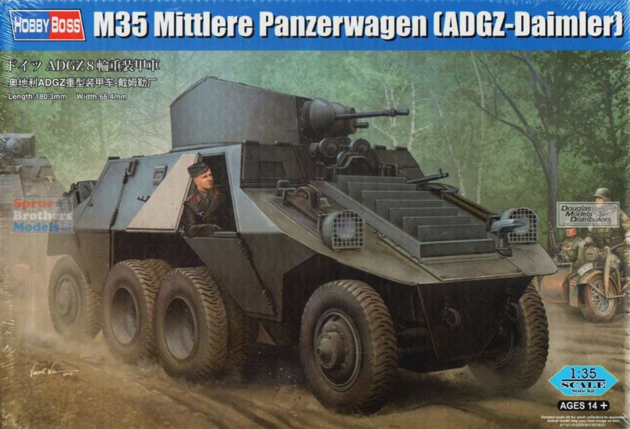 Hobby Boss 1:35 Hobby Boss M35 Mittlere Panzerwagen (ADGZ-Daimler) (HBS83889)