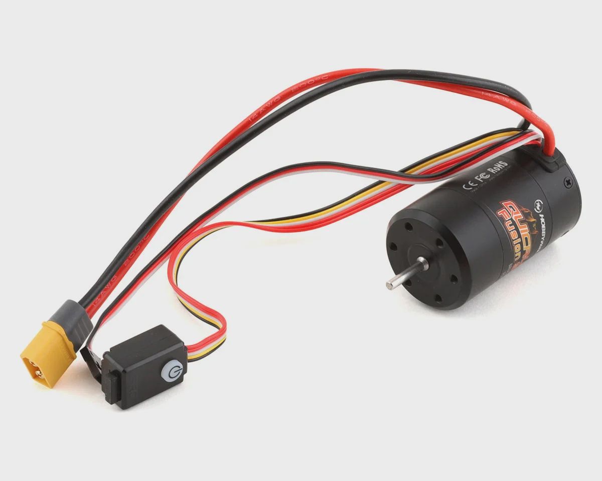 HobbyWing QuicRun Fusion SE FOC 2-in-1 Crawler Brushless ESC &amp; Motor System (1200Kv) (540 Spec) (HWI30404318)