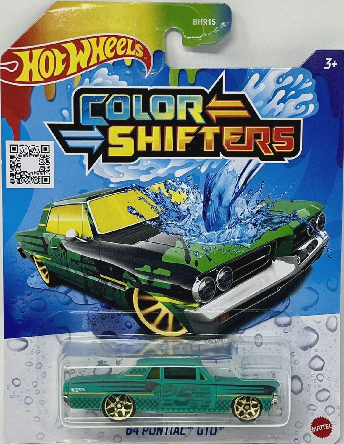 Hot Wheels 1:64 Color Shifters # '64 Pontiac GTO (BHR53-LA14)