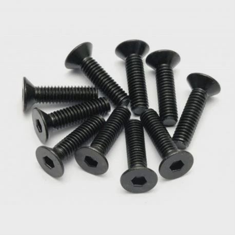 HPI Flat Head Screw M4x15mm Hex Socket (10) (HPI94531)