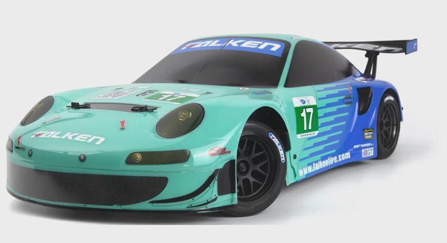 HPI Racing 1/10 Electric Sport 3 Porsche 911 GT3 RSR Falken - Flux (HPI160781)