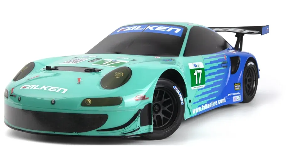 HPI Racing 1/10 Electric Sport 3 Porsche 911 GT3 RSR Falken - Flux (HPI160781)
