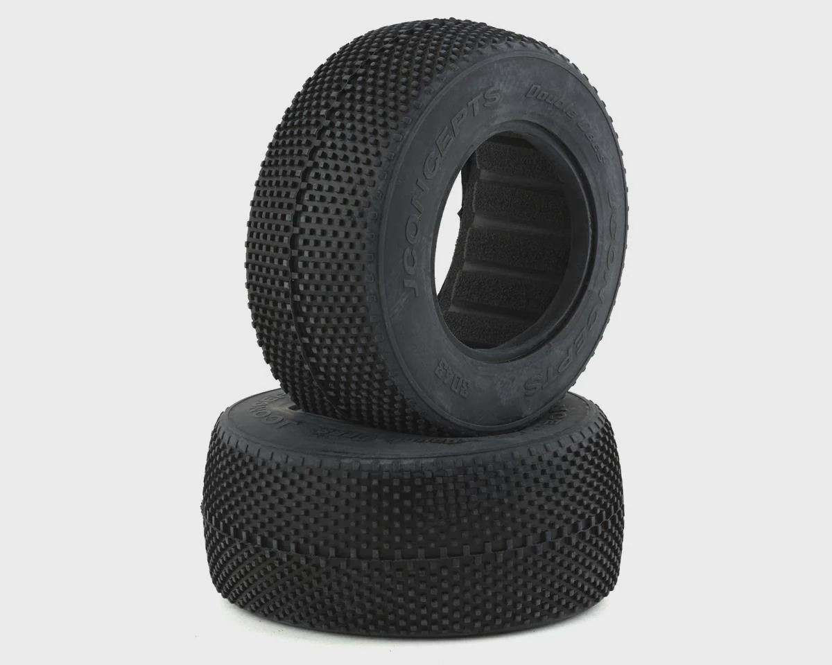 JConcepts Double Dee's Short Course Tires (2) (Green) (JCO304302)