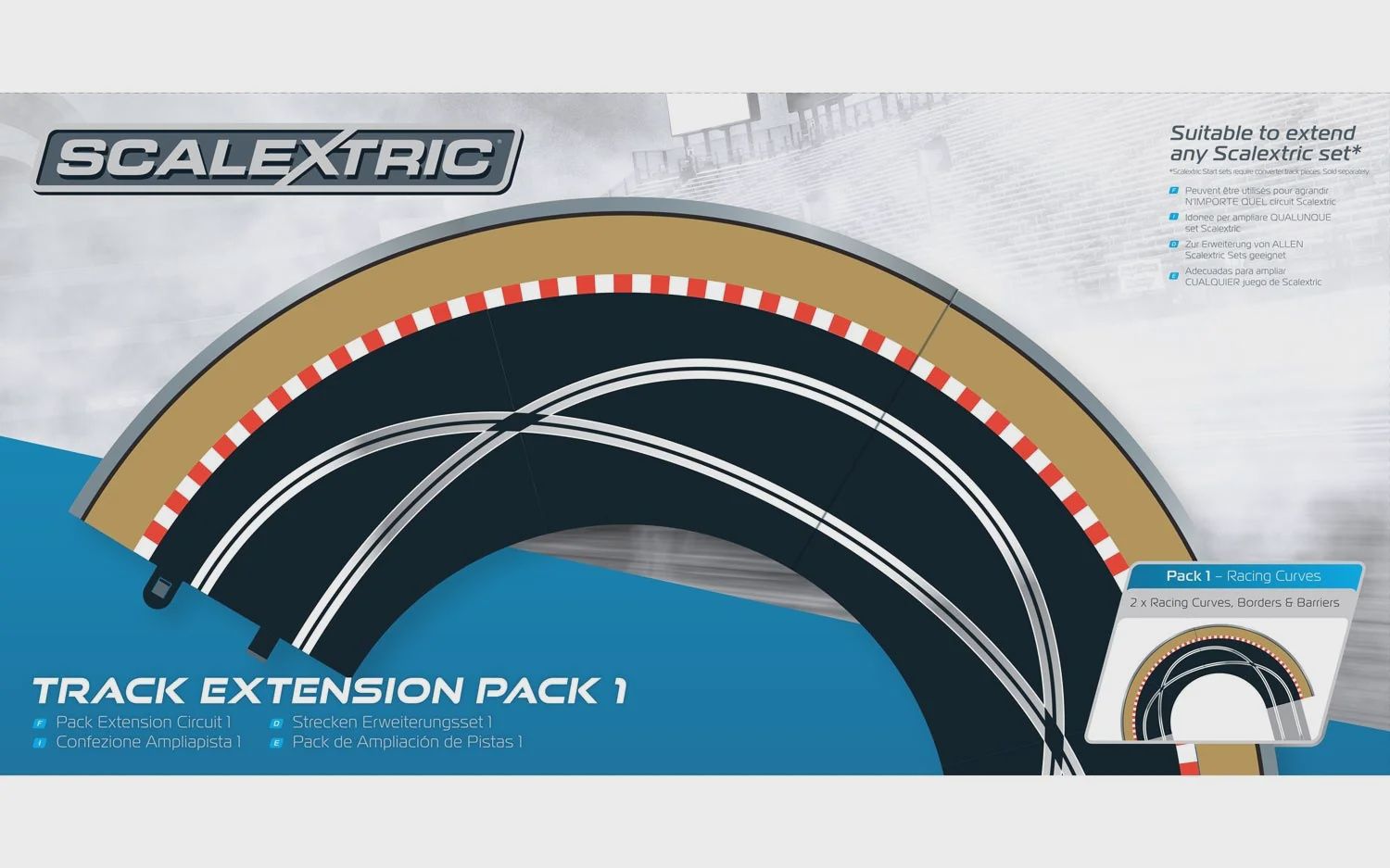 Hornby American Scalextric Track Extension Pack 1 (C8510)
