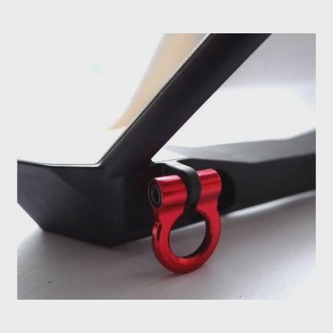 Hot Racing 1:10 Scale Look Red Tow Shackles (4) (ACC80902)