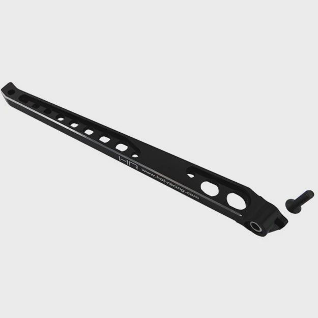Hot Racing Aluminum Rear Chassis Brace Black (AON30C01)