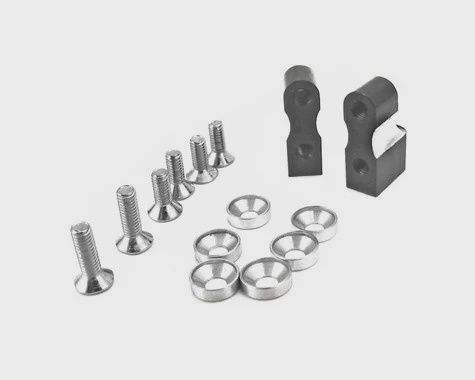 Hot Racing Black Aluminum Servo Mount Ax10 Wraith Ridgecrest (HRASCP2401)
