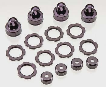 HPI Shock Color Parts Set Dark Brown Anodized (HPI103441)